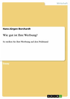 Wie gut ist Ihre Werbung? (eBook, ePUB) - Borchardt, Hans-Jürgen