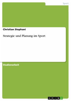 Strategie und Planung im Sport (eBook, PDF)