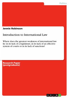 Introduction to International Law (eBook, PDF) - Robinson, Jennie