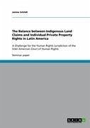 The Balance between Indigenous Land Claims and Individual Private Property Rights in Latin America (eBook, ePUB) - Schildt, Janine