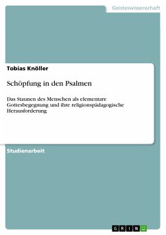 Schöpfung in den Psalmen (eBook, PDF) - Knöller, Tobias