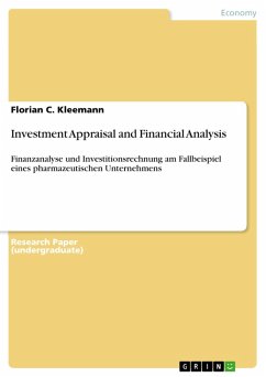 Investment Appraisal and Financial Analysis (eBook, PDF) - Kleemann, Florian C.