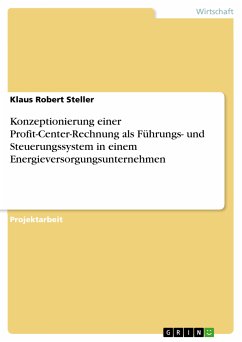Konzeptionierung einer Profit-Center-Rechnung als Führungs- und Steuerungssystem in einem Energieversorgungsunternehmen (eBook, PDF) - Steller, Klaus Robert