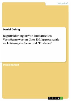 Cover Begriffsklärungen: Von Immatriellen Vermögenswerten über Erfolgspotenziale zu Leistungstreibern und 