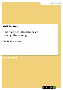 Umbruch der internationalen Leasingbilanzierung (eBook, ePUB)