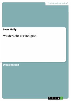 Wiederkehr der Religion (eBook, ePUB) - Mally, Sven