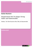 Hauptseminar Prof. Dr. Jürgen Newig: Städte und Stadtensemble (eBook, PDF)