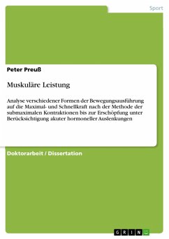 Muskuläre Leistung (eBook, PDF) - Preuß, Peter