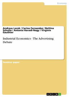 Industrial Economics - The Advertising Debate (eBook, PDF)