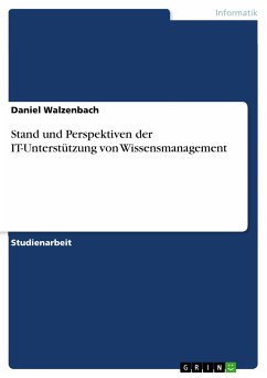 Stand und Perspektiven der IT-Unterstützung von Wissensmanagement (eBook, PDF)