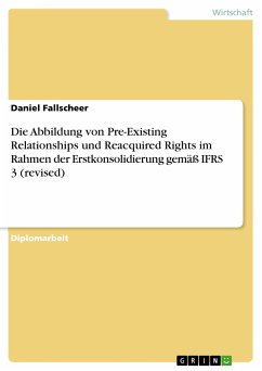 Die Abbildung von Pre-Existing Relationships und Reacquired Rights im Rahmen der Erstkonsolidierung gemäß IFRS 3 (revised) (eBook, PDF)