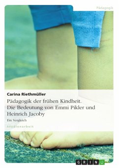Pädagogik der frühen Kindheit. Die Bedeutung von Emmi Pikler und Heinrich Jacoby (eBook, PDF) - Riethmüller, Carina