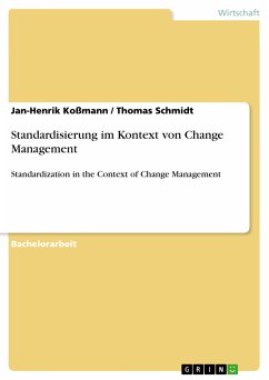 Standardisierung im Kontext von Change Management (eBook, PDF)
