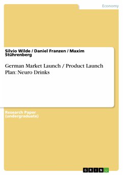 German Market Launch / Product Launch Plan: Neuro Drinks (eBook, PDF)