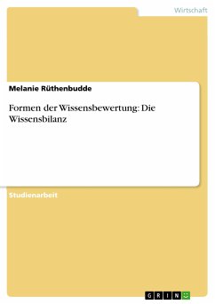 Formen der Wissensbewertung: Die Wissensbilanz (eBook, PDF) - Rüthenbudde, Melanie