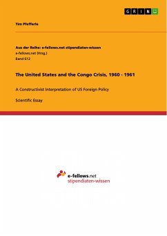 The United States and the Congo Crisis, 1960 - 1961 (eBook, PDF) - Pfefferle, Tim