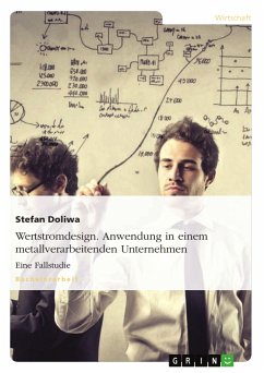 Wertstromdesign. Anwendung in einem metallverarbeitenden Unternehmen (eBook, PDF)