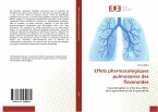 Effets pharmacologiques pulmonaires des flavonoides