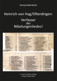 Cover Heinrich von Hag/Ofterdingen: Verfasser des Nibelungenliedes!