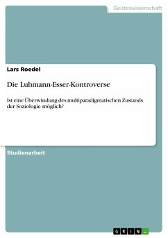 Die Luhmann-Esser-Kontroverse (eBook, PDF)