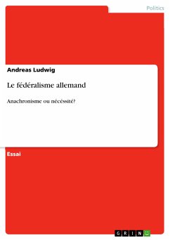 Cover Le fédéralisme allemand (eBook, PDF)