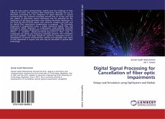 Digital Signal Processing for Cancellation of fiber optic Impairments