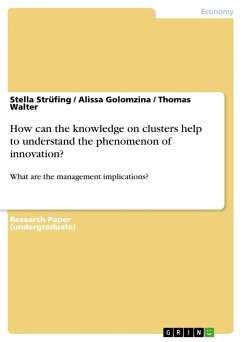 How can the knowledge on clusters help to understand the phenomenon of innovation? - Strüfing, Stella;Golomzina, Alissa;Walter, Thomas