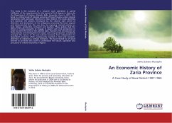 Cover An Economic History of Zaria Province