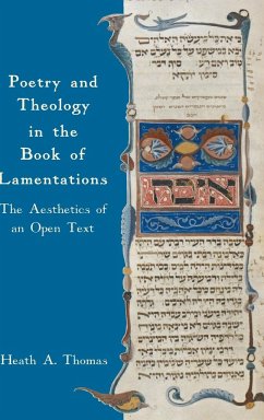 Poetry and Theology in the Book of Lamentations - Thomas, Heath A.