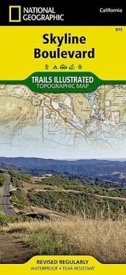 Skyline Boulevard Map - National Geographic Maps