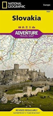 National Geographic Adventure Travel Map Slovakia - National Geographic Maps