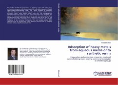 Adsorption of heavy metals from aqueous media onto synthetic resins