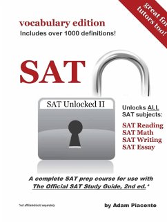 SAT Unlocked II (Vocabulary Edition) - Piacente, Adam