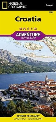 National Geographic Adventure Travel Map Croatia - National Geographic Maps