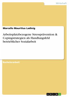 Arbeitsplatzbezogene Stressprävention & Copingstrategien als Handlungsfeld betrieblicher Sozialarbeit (eBook, PDF)