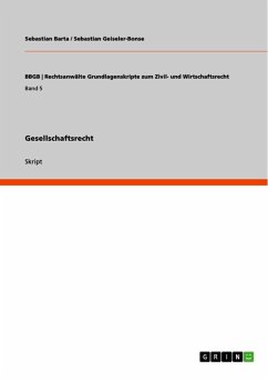 Gesellschaftsrecht (eBook, ePUB) - Barta, Sebastian; Geiseler-Bonse, Sebastian