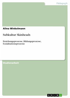 Subkultur Skinheads (eBook, PDF) - Winkelmann, Alina