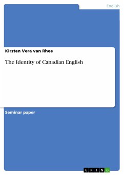 The Identity of Canadian English (eBook, ePUB) - Rhee, Kirsten Vera van