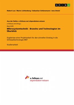 Mikrosystemtechnik - Branche und Technologien im Überblick (eBook, PDF) - Lux, Robert; Lichtenberg, Mario; Schünemann, Sebastian; Dietel, Jens