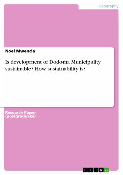 Is development of Dodoma Municipality sustainable? How sustainability is? (eBook, ePUB)