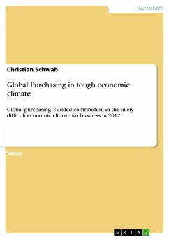 Global Purchasing in tough economic climate (eBook, PDF)