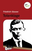Totenklage - Literatur-Quickie (eBook, ePUB)
