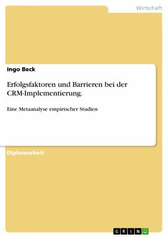 Erfolgsfaktoren und Barrieren bei der CRM-Implementierung. (eBook, PDF) - Beck, Ingo