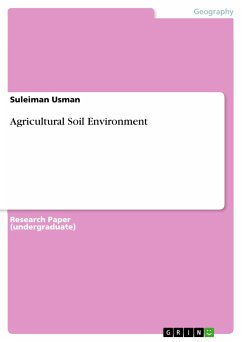 Agricultural Soil Environment (eBook, PDF)