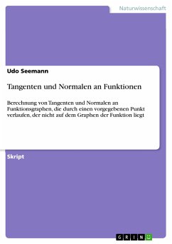 Tangenten und Normalen an Funktionen (eBook, PDF)