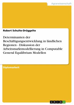 Determinanten der Beschäftigungsentwicklung in ländlichen Regionen - Diskussion der Arbeitsmarktmodellierung in Computable General Equilibrium Modellen (eBook, PDF)