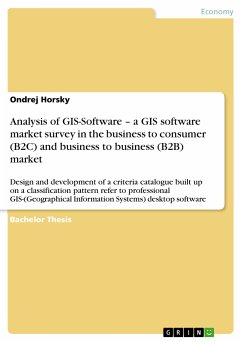Analysis of GIS-Software - a GIS software market survey in the business to consumer (B2C) and business to business (B2B) market (eBook, PDF) - Horsky, Ondrej