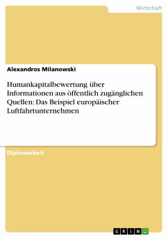 Humankapitalbewertung über Informationen aus öffentlich zugänglichen Quellen: Das Beispiel europäischer Luftfahrtunternehmen (eBook, PDF) - Milanowski, Alexandros