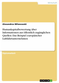 Humankapitalbewertung über Informationen aus öffentlich zugänglichen Quellen: Das Beispiel europäischer Luftfahrtunternehmen (eBook, PDF)