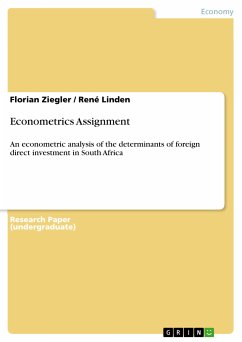 Econometrics Assignment (eBook, PDF)